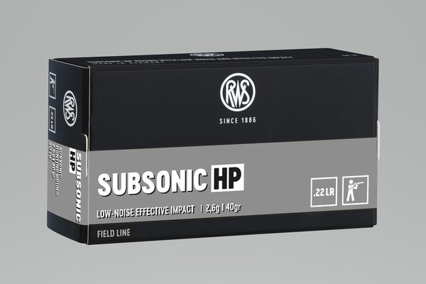 RWS .22 lfb. Subsonic HP 2,6g/40grs